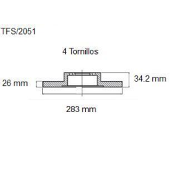 OMP BRAKE DISC