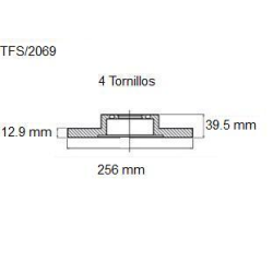 Discos OMP de freno taladrados para competición. Mejora el freno y la temperatura