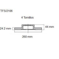 OMP BRAKE DISC