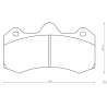 ENDLESS N35S BRAKE PADS