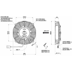 SPAL AIR FAN BLOWING