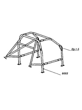 FIAT SEICENTO OMP ROLL BAR