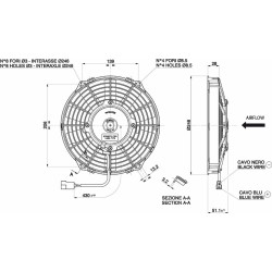 SPAL AIR FAN BLOWING