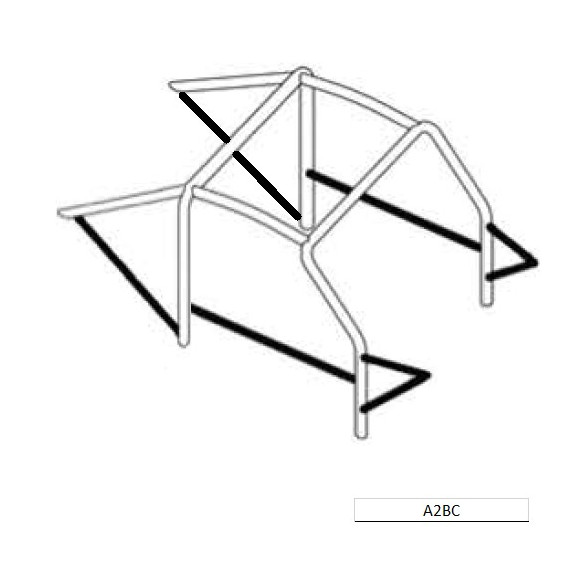 MAZDA 323 OMP ROLL BAR