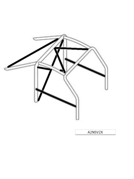 VOLKSWAGEN GOLF 4th series OMP ROLL BAR