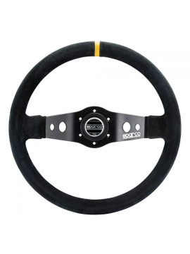 SPARCO R215 STEERING WHEEL 2 ARMS Ø350mm TURNED LEATHER