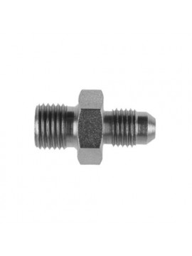 ADAPTADOR 1/4X19 BSP - 3/8X24 JIC ACERO INOXIDABLE