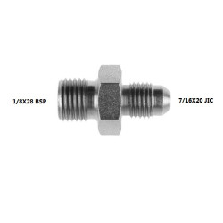 ADAPTATEUR  1/8X28 BSP -  7/16X20 JICACIER