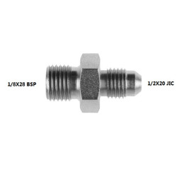 ADAPTATEUR  1/8X28 BSP -  1/2X20 JICACIER