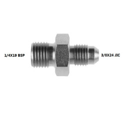 ADAPTATEUR  1/4X19 BSP -  3/8X24 JICACIER