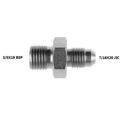 ADAPTATEUR  3/8X19 BSP -  7/16X20 JICACIER