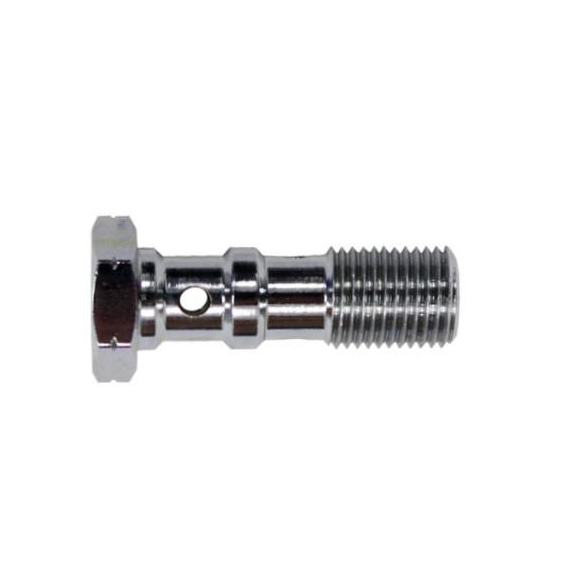 BOLT DOUBLE M10X1,25 STEEL CROMADO 30 MM