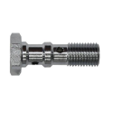 BOLT DOUBLE 3/8X24 JIC STAINLEES STEEL 30 MM
