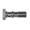 BOLT  DOUBLE 3/8X24 JIC STAINLEES STEEL  30 MM