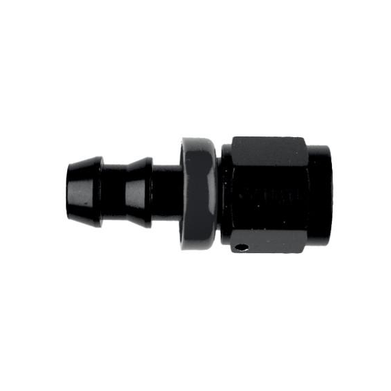 RACORD RECTO 7/8X14 JIC ALUMINIO NEGRO PARA TUBO 536-10