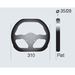 VOLANT SPARCO P310 DOS CUIR