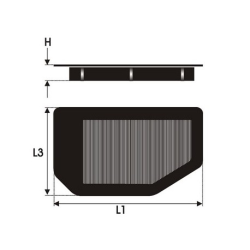 Filtre de remplacement GREEN FILTER