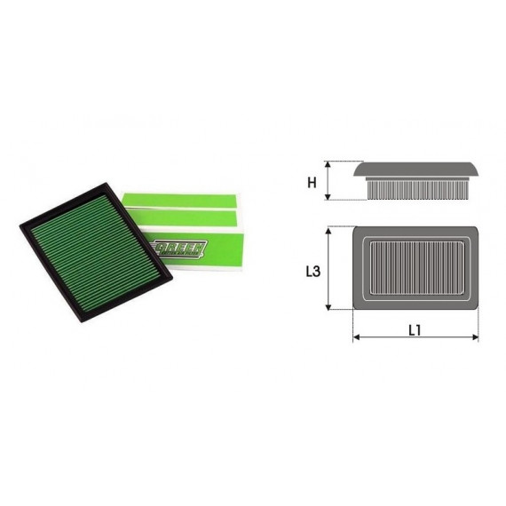 FILTRO DE AIRE GREEN PARA TALBOT