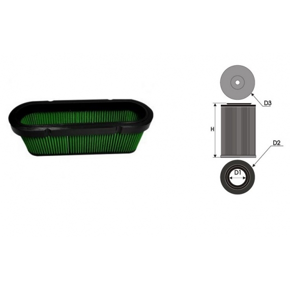 FILTRO DE AIRE GREEN PARA LAND ROVER