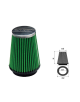 Air-cleaner Green Conical Ø 51 MM
