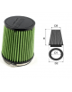 Air-cleaner Green Cylindrical Ø 62,5 MM