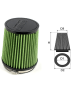 Air-cleaner Green Cylindrical Ø 67 MM