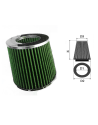 Air-cleaner Green Cylindrical BICONO Ø 60 MM