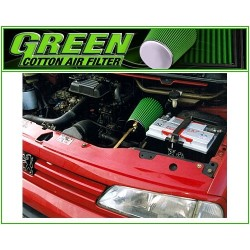 GREEN FILTER direct intake kit for  PEUGEOT