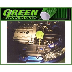 GREEN FILTER direct intake kit for  PEUGEOT