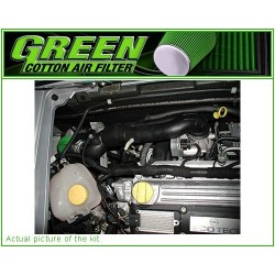 GREEN FILTER direct intake kit for  OPEL