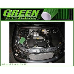 GREEN FILTER direct intake kit for  OPEL