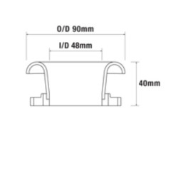 Cornet aluminium à visser pour carburateurs Weber DCOE 48