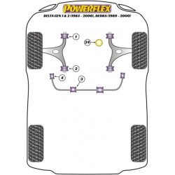 POWERFLEX FOR LANCIA DELTA GEN 1&2 (1983-2000), DEDRA (1989-