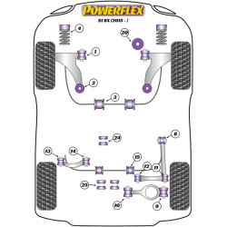 POWERFLEX FOR VOLKSWAGEN TIGUAN MODELS , TIGUAN 5N (2007-) ,