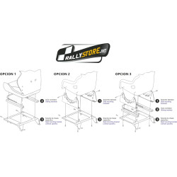 SEAT MOUNT SUBFRAME OMP ALFA MITO/FIAT GRANDE (RIGHT SIDE)