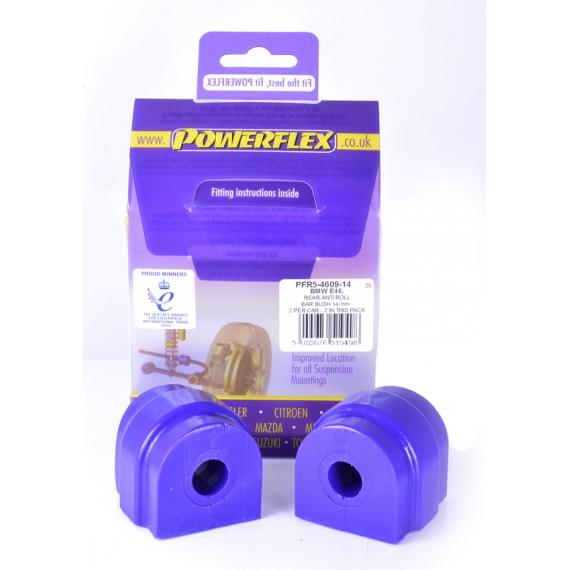 POWERFLEX BARRA ESTABILIZADORA TRASERA 14mm Nº 10 ó 14 BMW