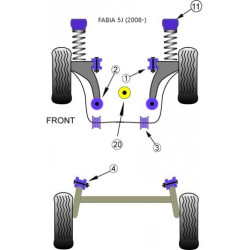 POWERFLEX FOR VOLKSWAGEN VENTO  , VENTO (1992 - 1998) ,
