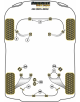 POWERFLEX UNION ESTABILIZADORA TRASERA AL CHASIS Nº11 BMW