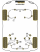 POWERFLEX UNION ESTABILIZADORA TRASERA AL CHASIS Nº11 BMW