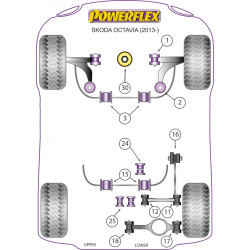 POWERFLEX POUR VOLKSWAGEN TIGUAN MODELS , TIGUAN 5N (2007-)