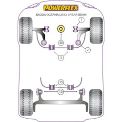 POWERFLEX POUR VOLKSWAGEN TOURAN MODELS , TOURAN (2017 - ) ,