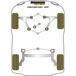 POWERFLEX FOR FORD KA MODELS , KA (2008-) ,