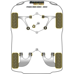 POWERFLEX FOR FORD KA MODELS , KA (2008-) ,