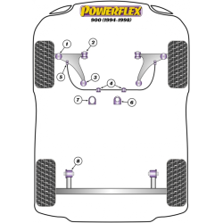 POWERFLEX FOR SAAB 9-3 (1998-2002)