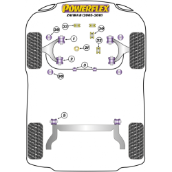 POWERFLEX FOR VAUXHALL / OPEL ZAFIRA MODELS , ZAFIRA B (2005