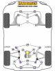 SOPORTE PEQUEÑO BRAZO TRANSMISION Nº21 PARA PORSCHE