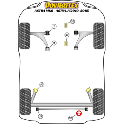 POWERFLEX FOR VAUXHALL / OPEL ZAFIRA MODELS , ZAFIRA C (2011