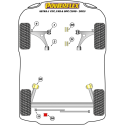 POWERFLEX FOR VAUXHALL / OPEL ZAFIRA MODELS , ZAFIRA C (2011