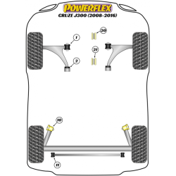 POWERFLEX POUR VAUXHALL / OPEL ZAFIRA MODELS , ZAFIRA C (201