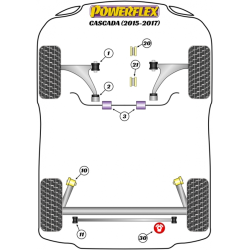 POWERFLEX FOR VAUXHALL / OPEL ZAFIRA MODELS , ZAFIRA C (2011